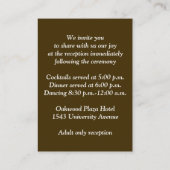 D'accompagnement Fleurs d'automne, FAUX Bois Carte de boîtier 2 (Dos)