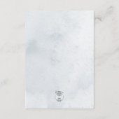 D'accompagnement Fleurs de sauce bleu Mariage blanc Détails Carte (Dos)