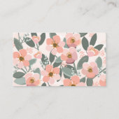 D'accompagnement Floral Blush Mariage Website Insérer une carte (Dos)