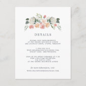 D'accompagnement Floral du milieu de l'été | Carte de détails de l' (Devant)