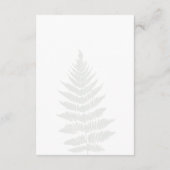 D'accompagnement Forest Green Fermes Détails du Mariage Carte de bo (Dos)