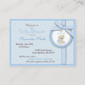 D'accompagnement Garçon Teddy Carte pour notes de rappel de l'ours (Dos)