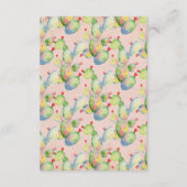 D'accompagnement Glam Cactus Mariage - Carte de détails (Dos)