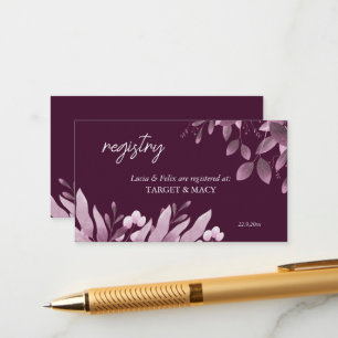 D'accompagnement Grande Bourgogne Mariage Feuille Carte enregistrée