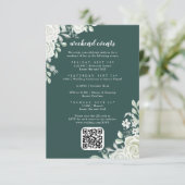 D'accompagnement Green Leaf Flora Week-end Événements Carte de clôt (Debout devant)