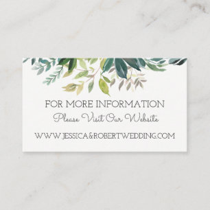 D'accompagnement Greenery Bouquet Mariage Website Détails Carte