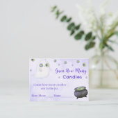 D'accompagnement Halloween Devinez Combien De Carte De Boîtier De J (Debout devant)