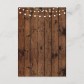 D'accompagnement Hébergement d'automne Carte de mariage couronne Dé (Dos)