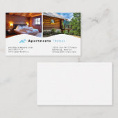 D'accompagnement Hébergement, Hotel & Resort Carte de visite (Devant / Derrière)