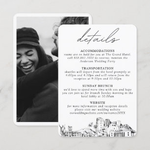 D'accompagnement Honolulu Mariage Détails Carte de boîtier