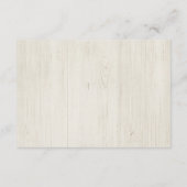 D'accompagnement Information / Détails Carte de boîtier - Bois rust (Dos)