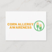 D'accompagnement Ingrédients Dérivés De La Carte De Sensibilisation (Devant)