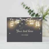 D'accompagnement Insérer une carte Mason rustique Jars Chalk lumièr (Debout devant)