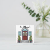 D'accompagnement J'ai déménagé ! Maison de Noël Carte de boîtier (Debout devant)