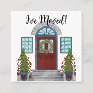 D'accompagnement J'ai déménagé ! Maison de Noël Carte de boîtier