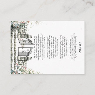 D'accompagnement Je suis la carte commémorative Black Back