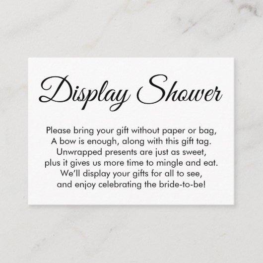 D'accompagnement Jolie, Blanc Sans Enveloppement Carte Cadeau Fête (Devant)