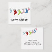 D'accompagnement Joyeux Noël Stockage Budget Enclôture Carte (Devant / Derrière)