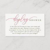 D'accompagnement Joyeux petit Baby shower carte d'affichage douche (Devant)