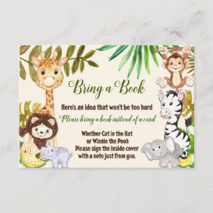 D'accompagnement Jungle Apportez une carte livre, Safari Apportez u
