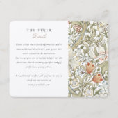 D'accompagnement La Carte Finer Details Lilies William Morris (Devant)