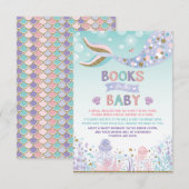 D'accompagnement La sirène amènent un bébé de plage de mer de carte (Devant / Derrière)