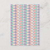 D'accompagnement La sirène amènent un bébé de plage de mer de carte (Dos)