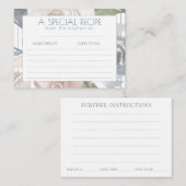 D'accompagnement Lac Misty | Belle Carte de Recette Douce Douce (Devant / Derrière)