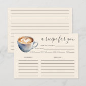 D'accompagnement L'amour brasse la Fête des mariées de café Carte d (Devant / Derrière)
