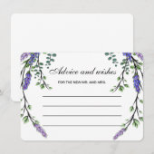 D'accompagnement Lavender eucalyptus boho conseil et de la carte de (Devant / Derrière)