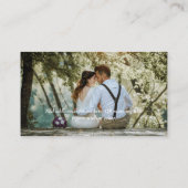 D'accompagnement LeahG RSVP QR Code Détails de la photo Carte Maria (Dos)