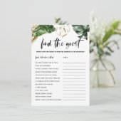 D'accompagnement Les Feuilles Tropicaux Trouvent La Carte De Jeu De (Debout devant)