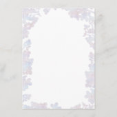 D'accompagnement Lilac Aquarelles Information du Mariage Carte d'hô (Dos)