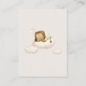 D'accompagnement Lion sur la carte de boîtier nuageux (Dos)