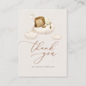 D'accompagnement Lion sur la carte de boîtier nuageux (Devant)