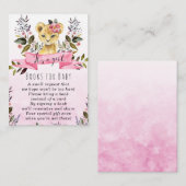 D'accompagnement lionceau jungle livres pour fille carte de demande (Devant / Derrière)