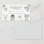 D'accompagnement Little Arctic Devinez combien de carte (Devant / Derrière)