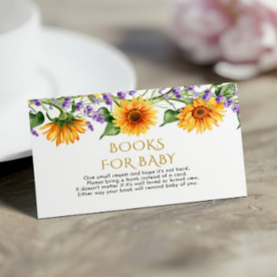 D'accompagnement Livre de tournesol et lavande rustique pour carte