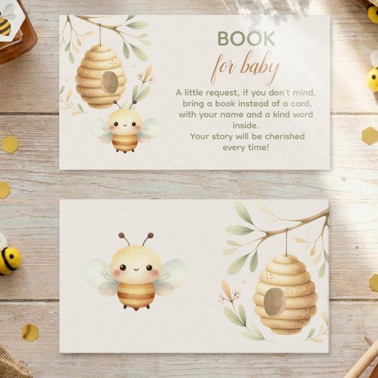 D'accompagnement Livre pour bébé abeille pour carte d'insertion Béb