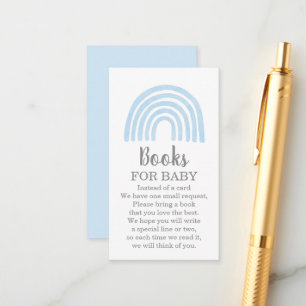 D'accompagnement Livres Arc-en-ciel bleu pour bébé carte de boîtier