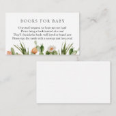 D'accompagnement Livres Cactus pour carte de boîtier bébé (Devant / Derrière)