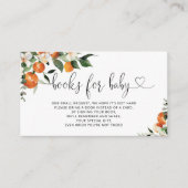 D'accompagnement Livres Citrus pour bébé carte d'enclos (Devant)