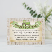 D'accompagnement Livres de tracteur vert pour carte bébé (Debout devant)