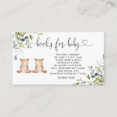 D'accompagnement Livres d'ours de bois pour bébé carte d'enclos (Devant)