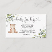 D'accompagnement Livres d'ours de bois pour bébé carte d'enclos (Devant)