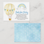 D'accompagnement Livres éléphants pour la carte de boîtier bébé (Devant / Derrière)