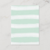 D'accompagnement livres floraux bleus pour la carte de demande bébé (Dos)