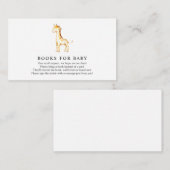 D'accompagnement Livres Giraffe pour Baby insert carte (Devant / Derrière)