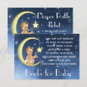 D'accompagnement Livres Lune pour Bébé Carte et Déchets Raffle (Devant / Derrière)