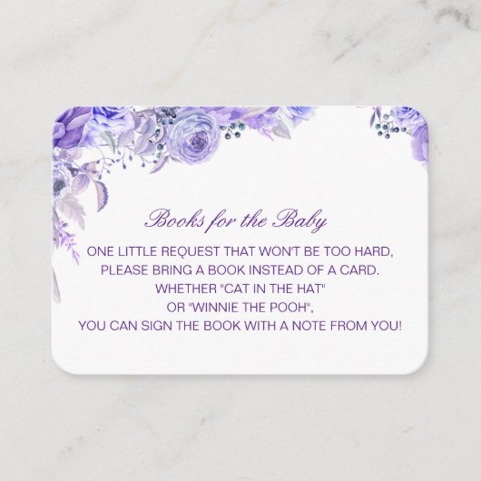 D'accompagnement Livres modifiables pour la carte d'insertion bébé (Devant)